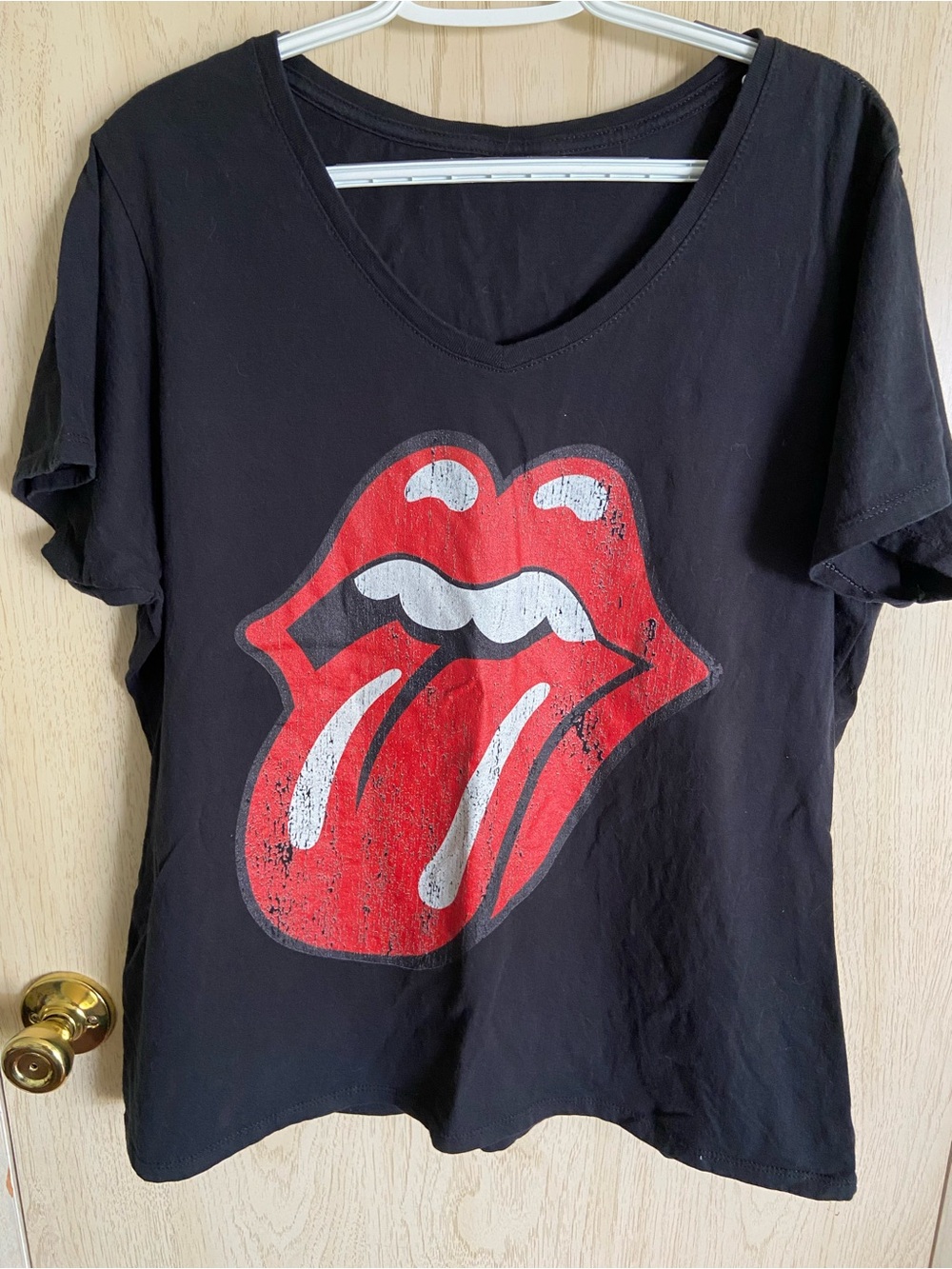 The Rolling Stones Graphic Women’s Scoop Neck T-shirt Sz Xl